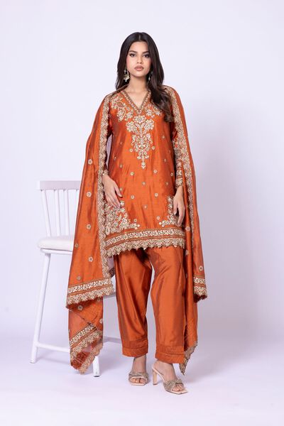 Embroidered | Viscose Polyester Net | Dupatta | USD 15.00