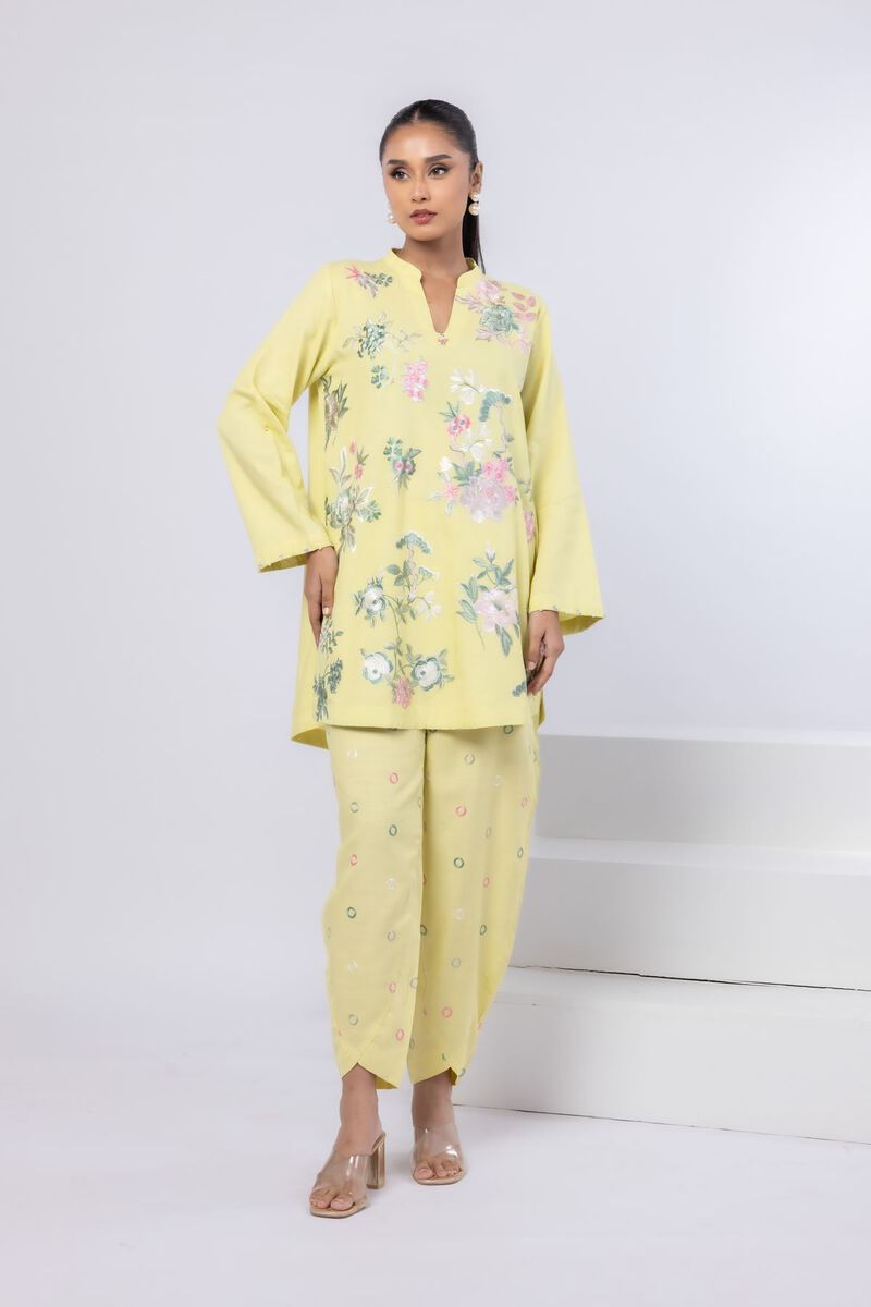 Embroidered | Dull Raw Silk | Kurta | USD 40.00
