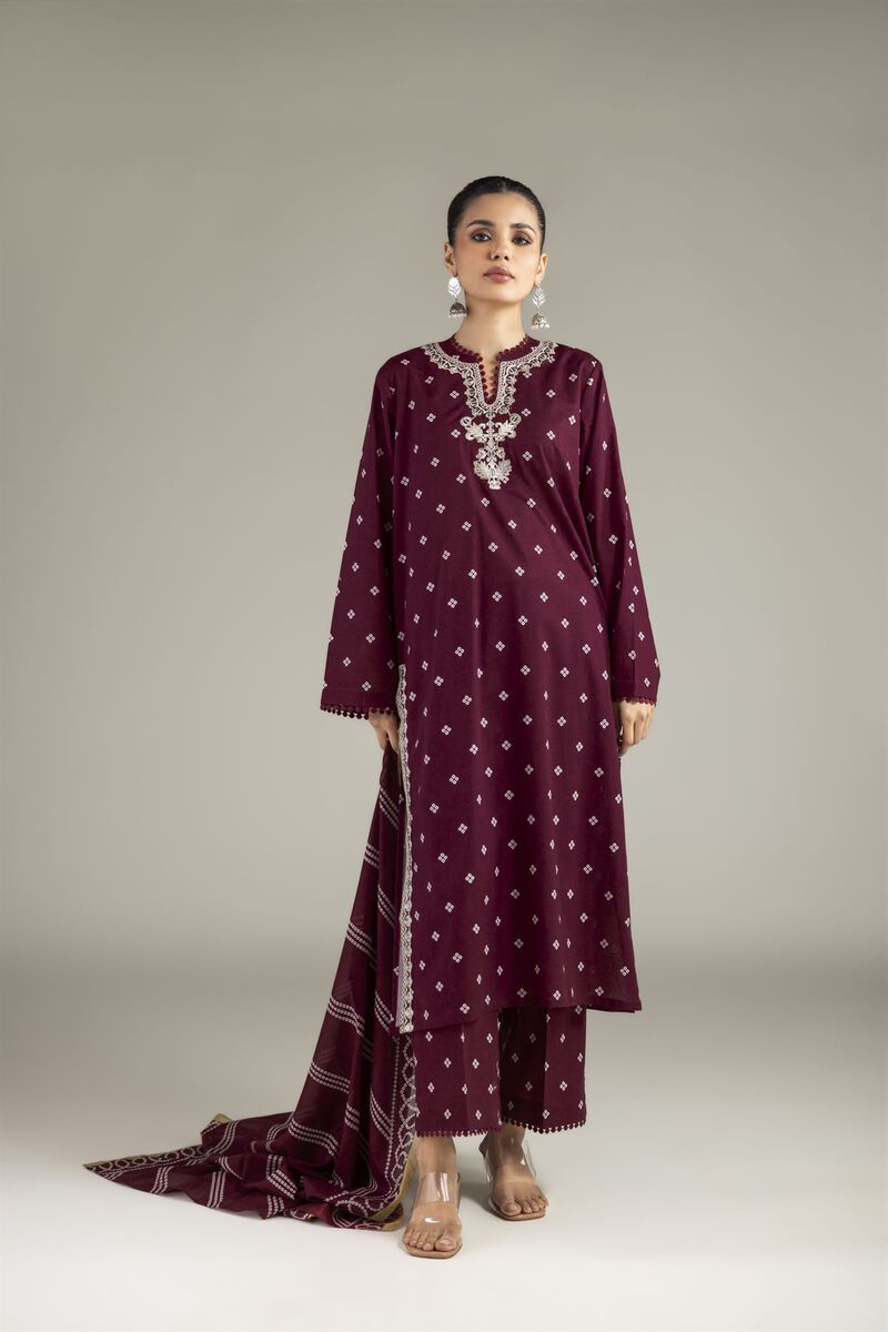 Embroidered | Lawn | Tailored 3-Piece Lawn | USD 65.00
