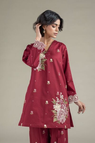 Embroidered | Textured Cotton | Kurta | USD 35.00