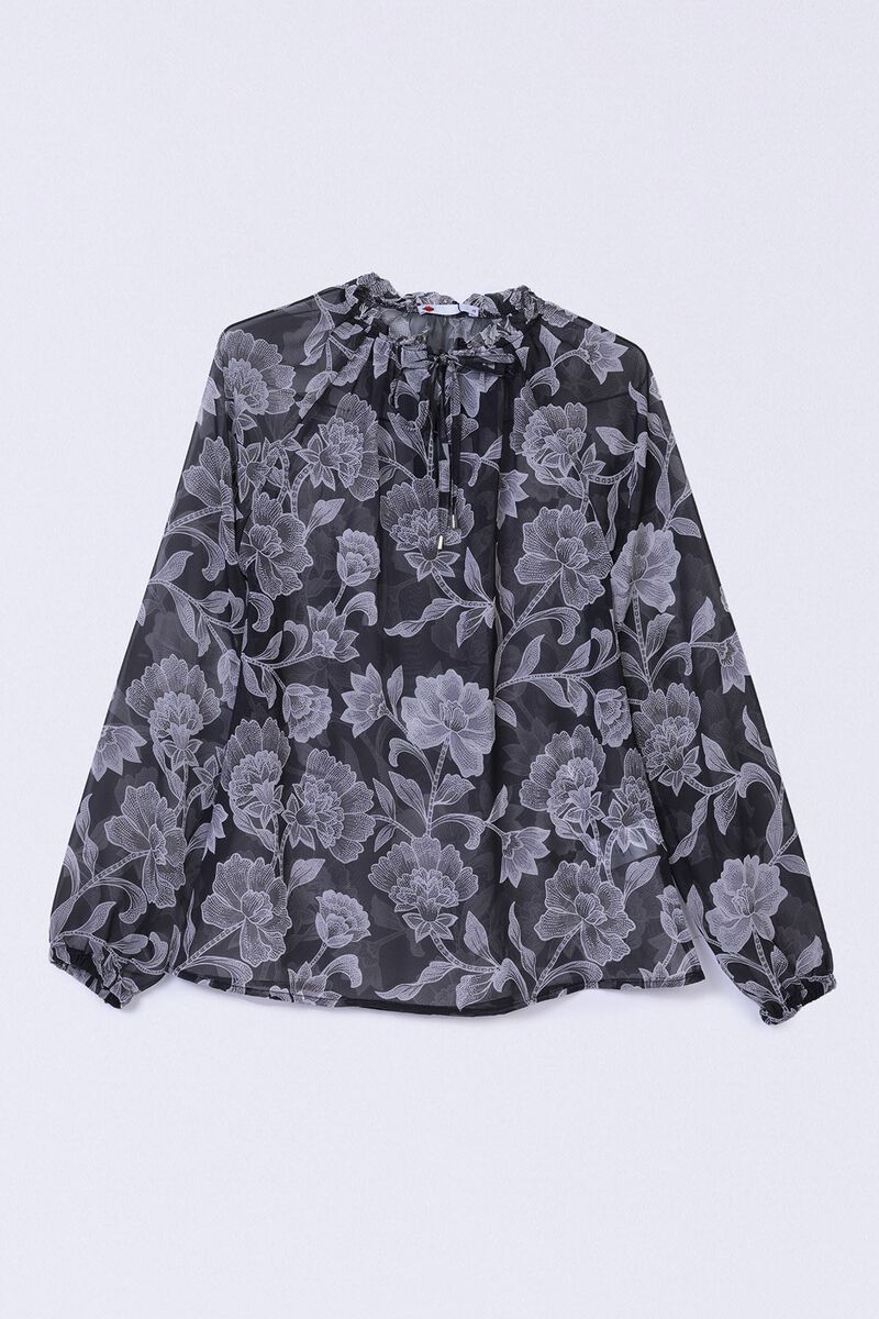 Printed | Georgette Chiffon | Blouse | USD 9.00