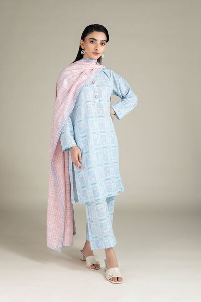 Printed | Textured Cotton | Pants | USD 17.00