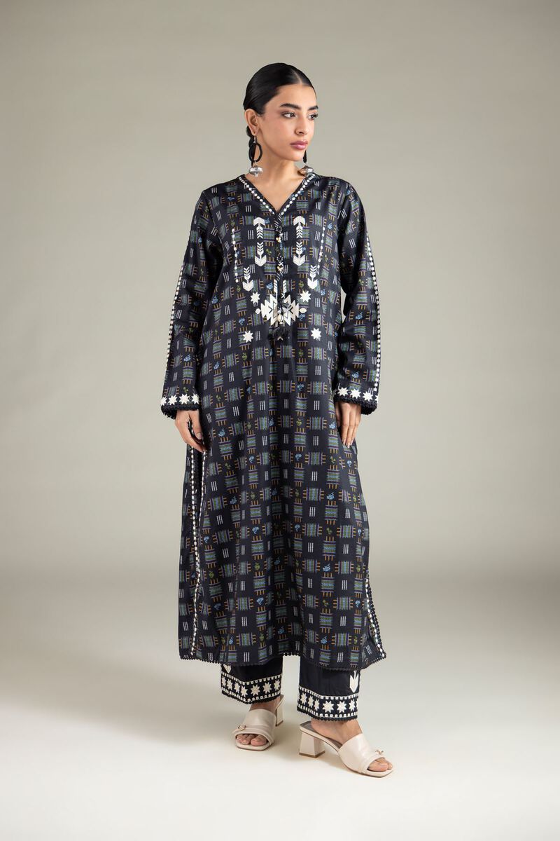 Embroidered | Cotton Viscose | Pants | USD 30.00