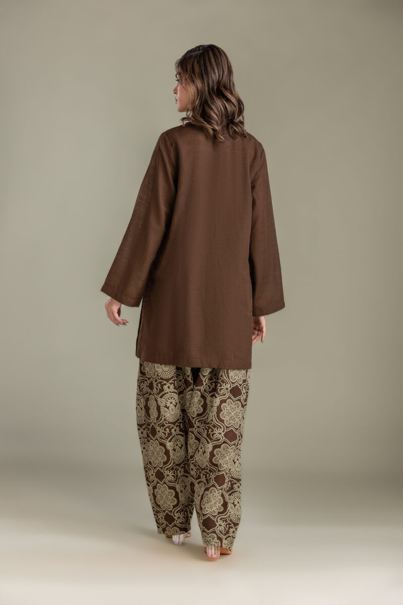 Printed | Light Khaddar | Solid Khaddar Kurta | USD 35.00