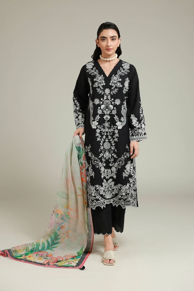 Embroidered | Cambric | Tailored 3 Piece | USD 75.00