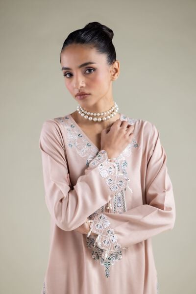 Embroidered | Raw Silk | Kurta | USD 70.00