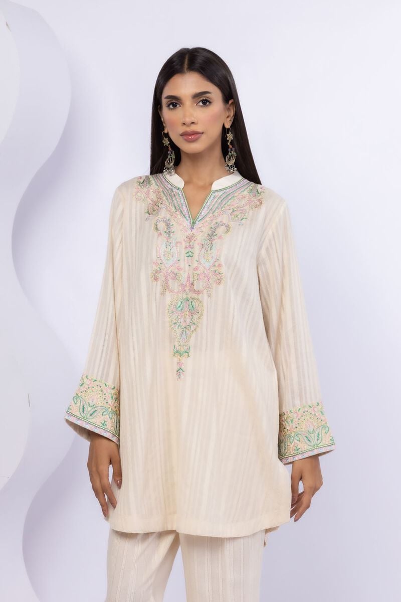 Embroidered | Leno | Kurta | USD 10.50