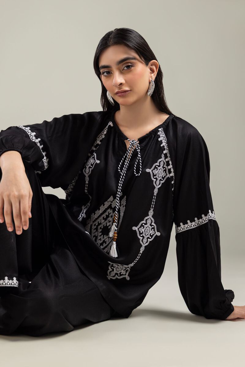 Embroidered | Viscose Crepe | Blouse | USD 40.00