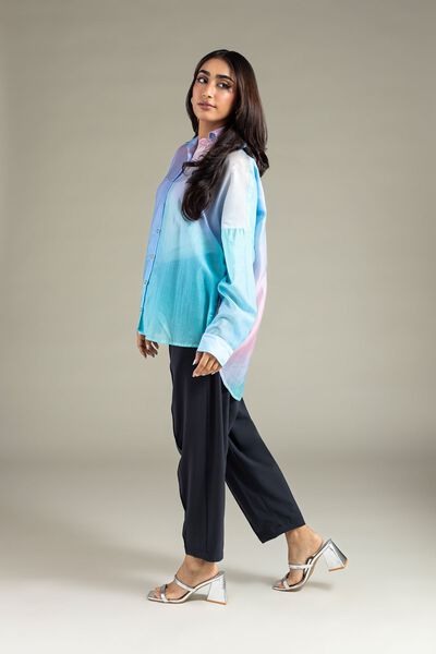 Dyed | Georgette | Trousers | USD 14.00