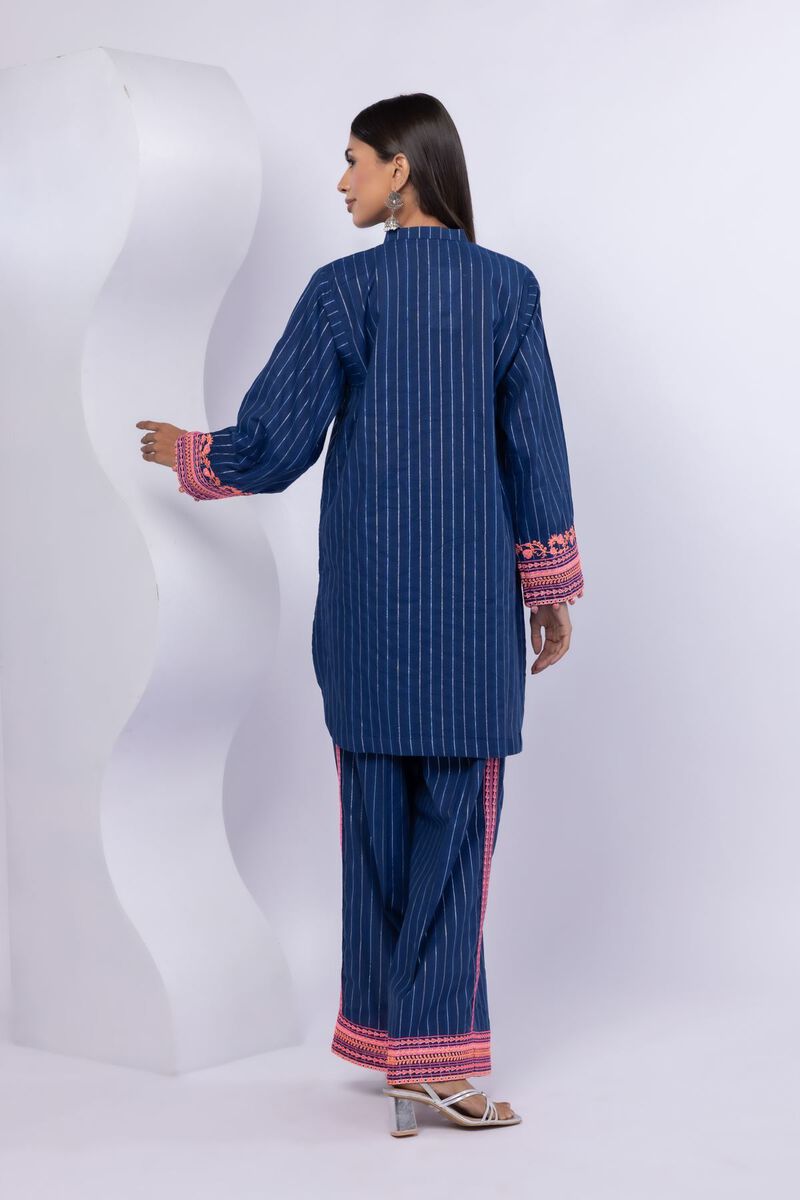 Embroidered | Lurex Stripes | Kurta | USD 12.00