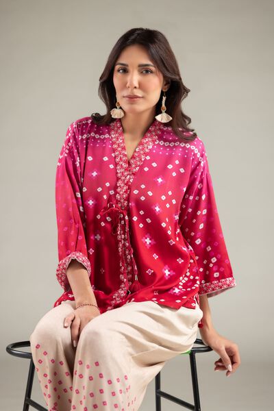 Embroidered | Viscose Crepe | Tunic | USD 40.00