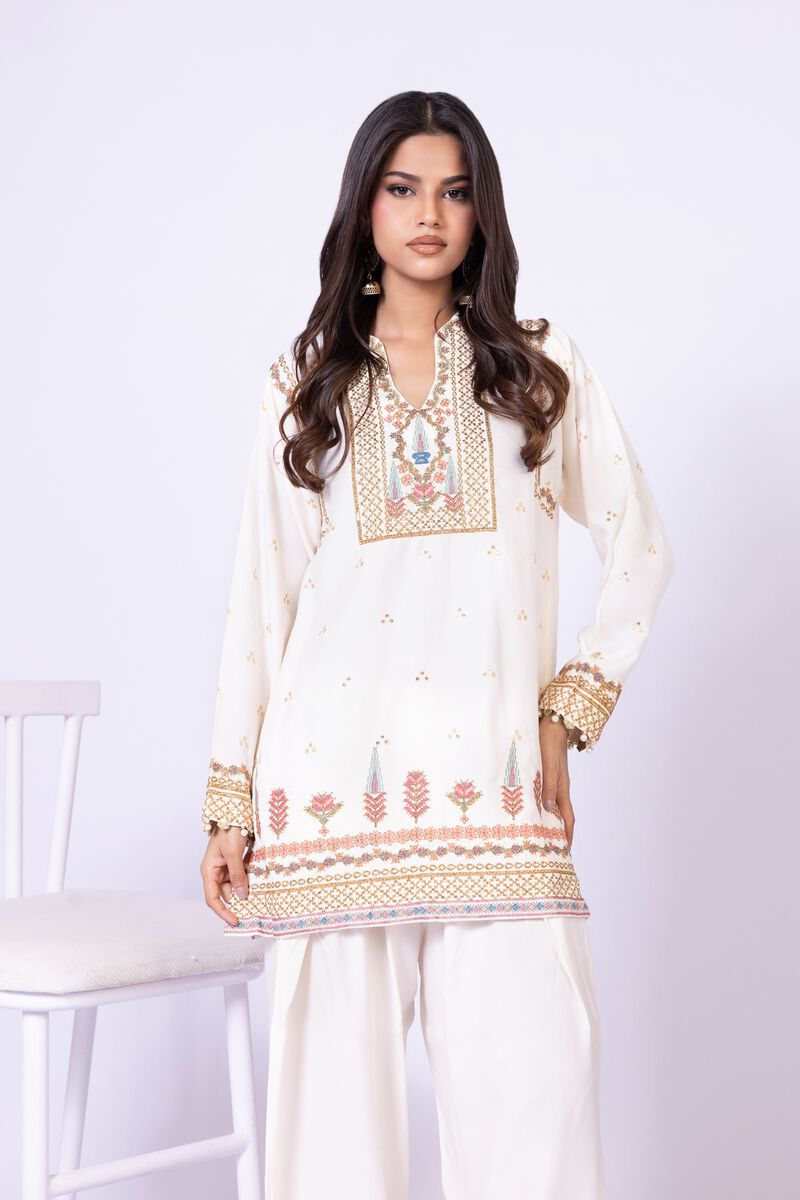 Embroidered | Viscose Oak Silk | Kurta | USD 60.00