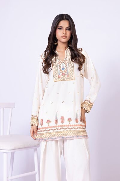 Embroidered | Viscose Oak Silk | Kurta | USD 60.00