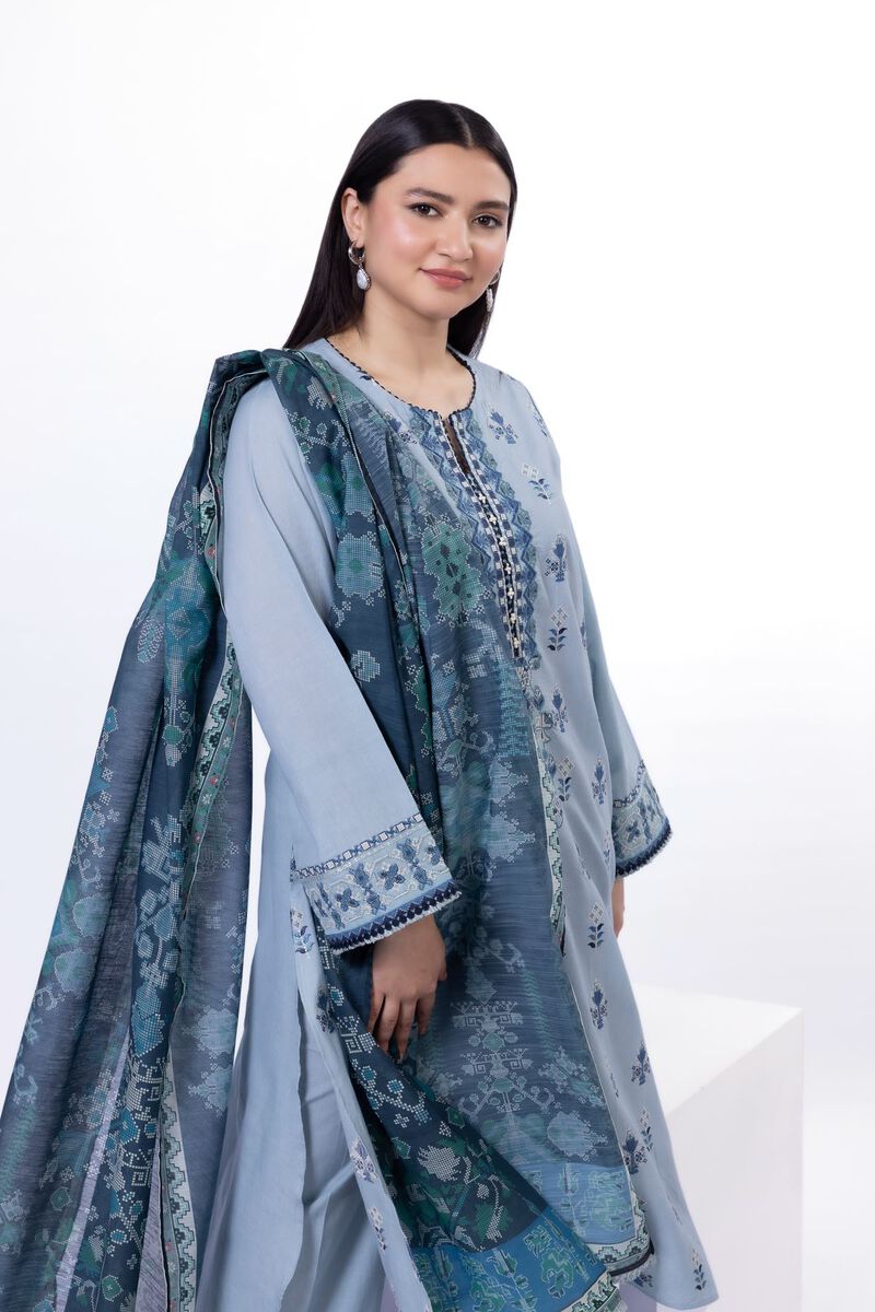 Embroidered | Cotton | Tailored 3 Piece | USD 32.50