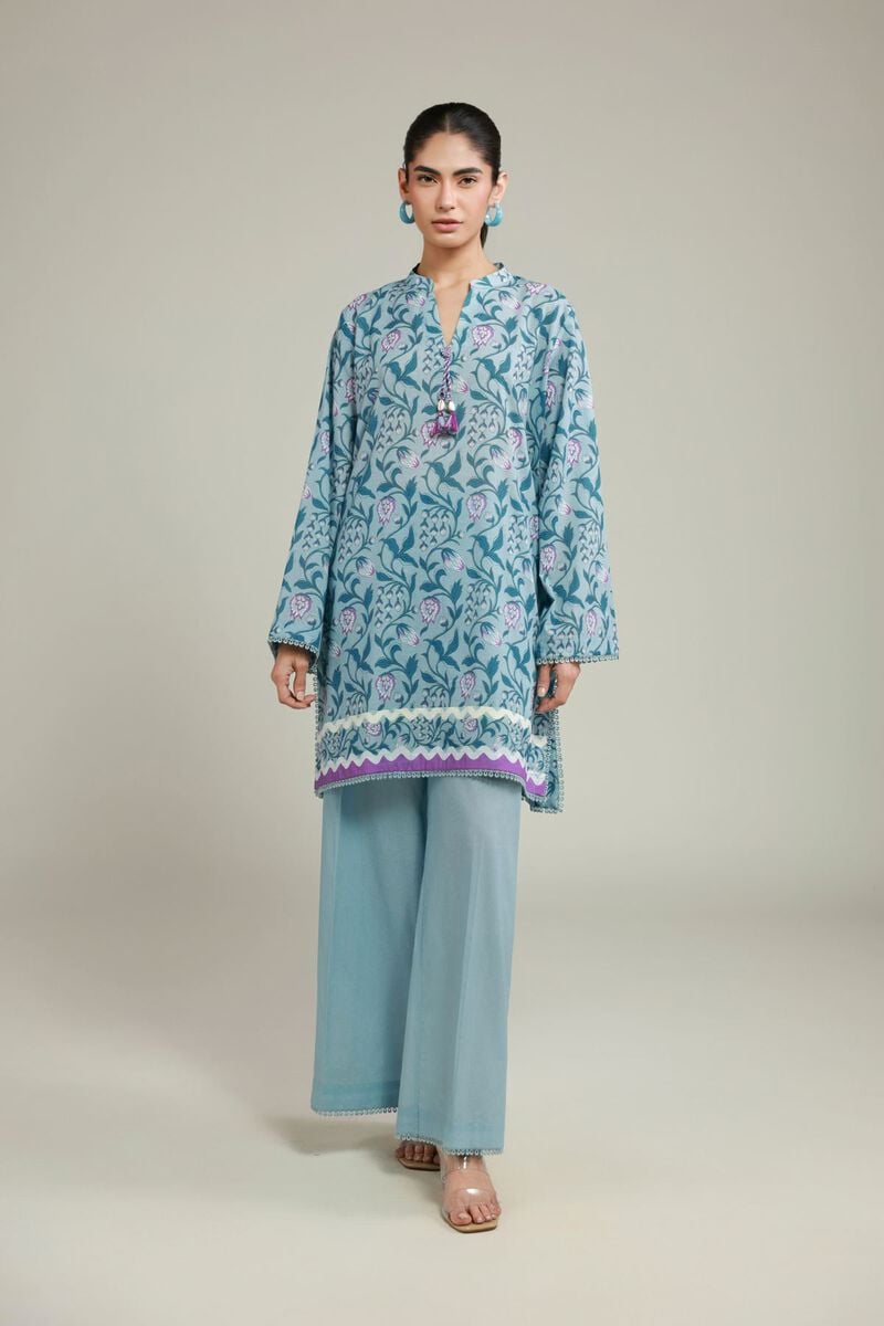 Printed | Cambric | Tailored 2 Piece | Top and Bottom | USD 45.00