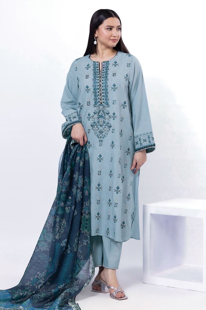 Embroidered | Cotton | Tailored 3 Piece | USD 32.50