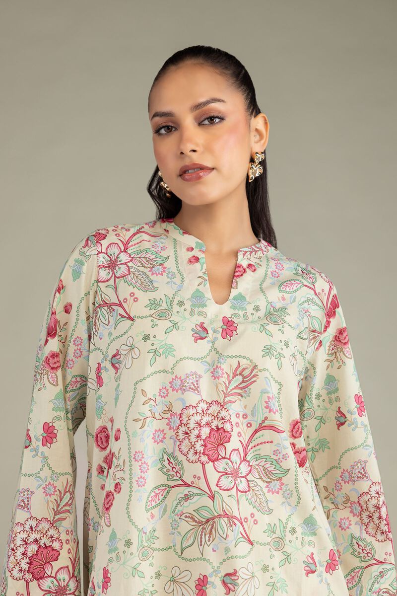Printed | Cambric | Floral Cambric Kurta | USD 35.00