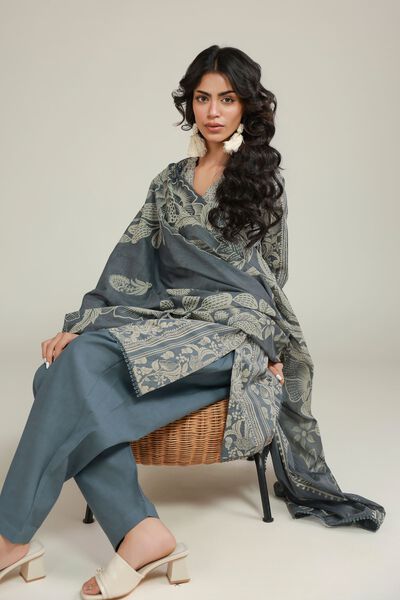 Printed | Lawn | 3-Piece Floral Suit | USD 70.00