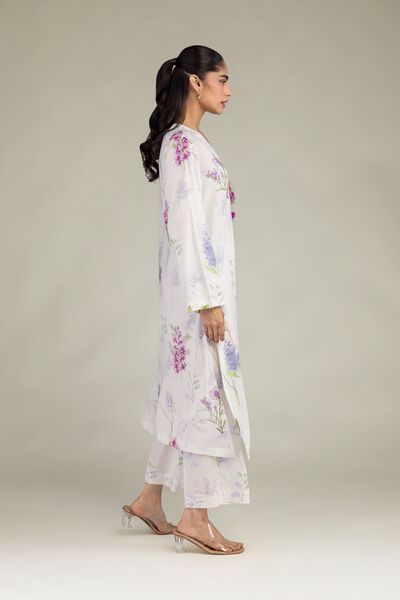 Printed | Cotton Viscose | Floral Cotton Pants | USD 30.00