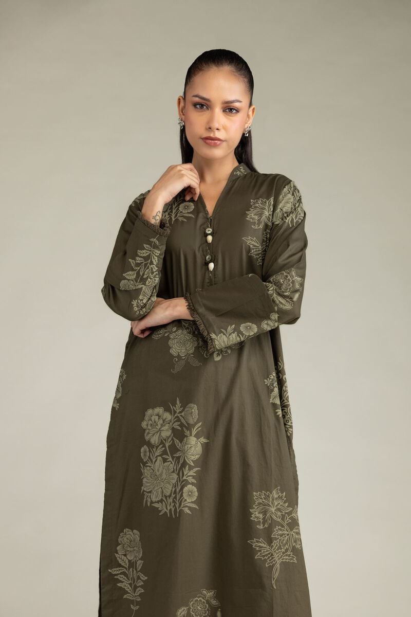 Printed | Cambric | Longline Floral Kurta | USD 35.00