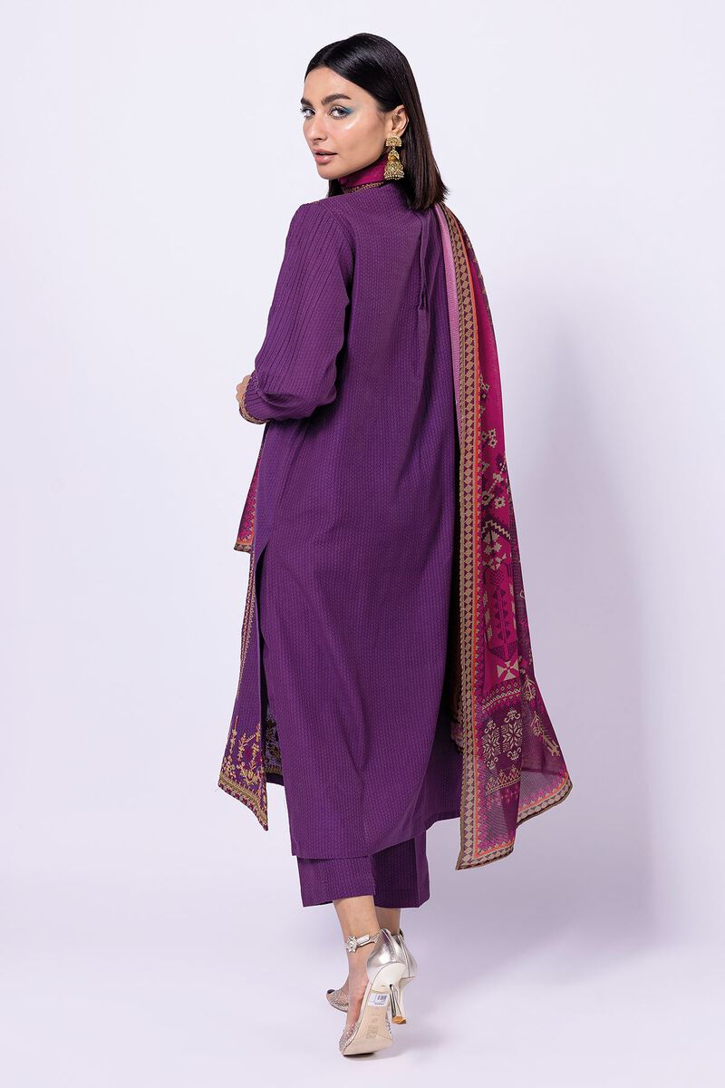 Embroidered | Diamond Dobby | Fabrics 3 Piece | null