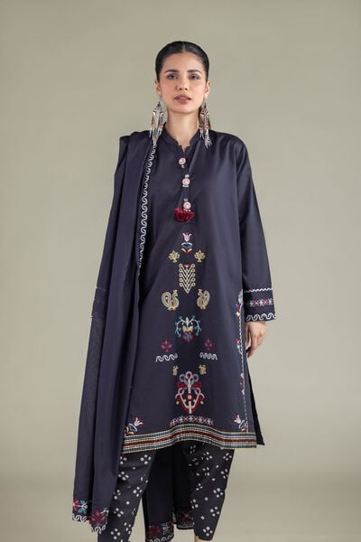 Embroidered | Cambric | Kurta | USD 40.00