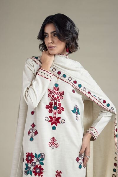 Embroidered | Textured Cotton | Dupatta | USD 20.00