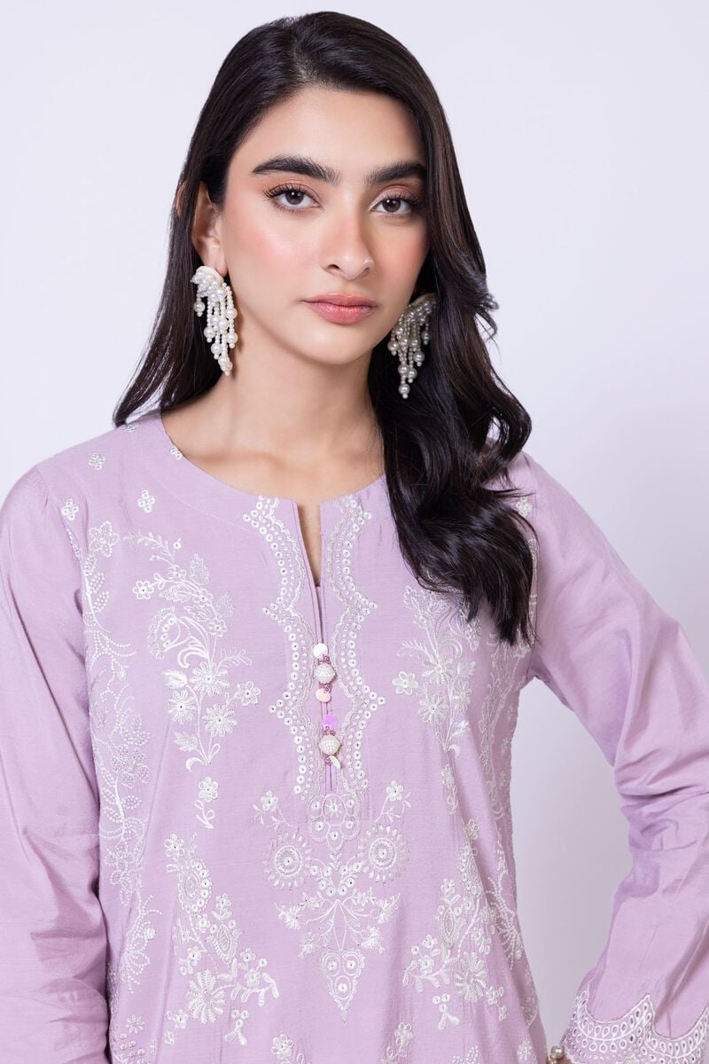 Embroidered | Dull Raw Silk | Kurta | USD 27.50