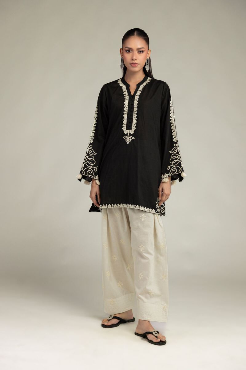 Embroidered | Cotton Dobby | Floral Cotton Shalwar  | USD 35.00