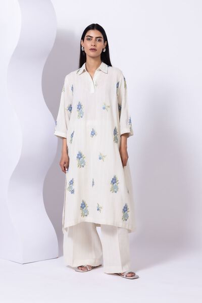 Embroidered | Leno | Kurta | USD 17.50