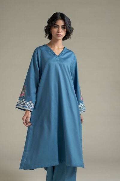 Embroidered | Textured Cotton | Kurta | USD 30.00