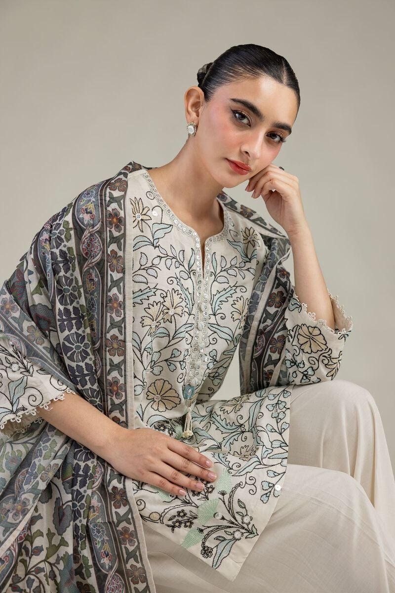 Embroidered | Mesuri | Floral Mesuri Dupatta | USD 30.00
