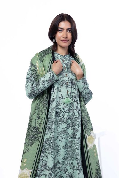 Printed | Light Khaddar | Tailored 3 Piece | USD 45.00