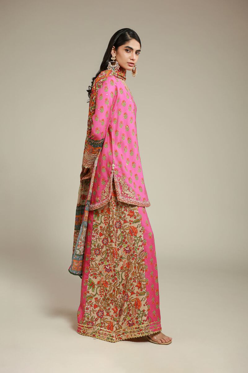 Embroidered | Raw Silk | 3 Piece Co-ord Set | USD 145.00