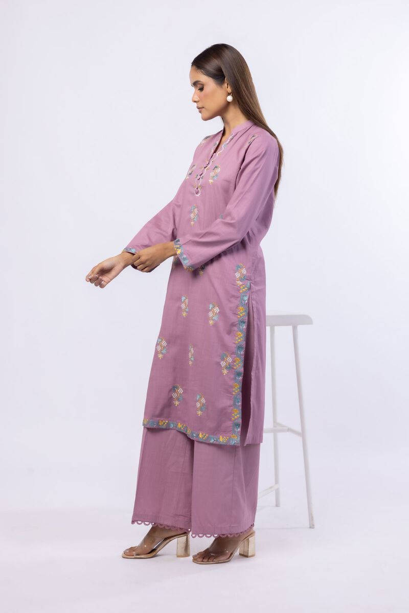 Embroidered | Crosshatch Poplin | Kurta | USD 17.50