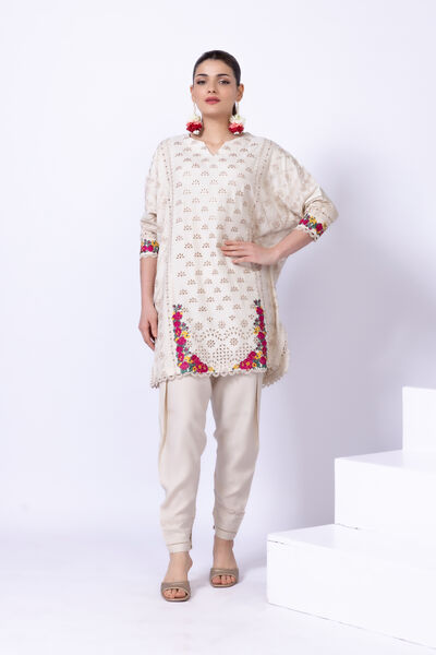 Embroidered | Viscose Oak Silk | Kurta | USD 42.50