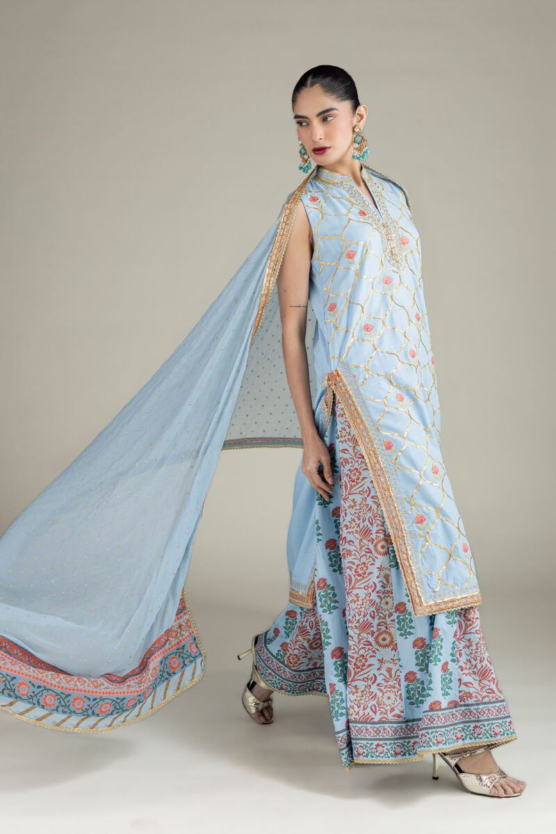 Embroidered | Raw Silk | Dupatta | USD 33.00