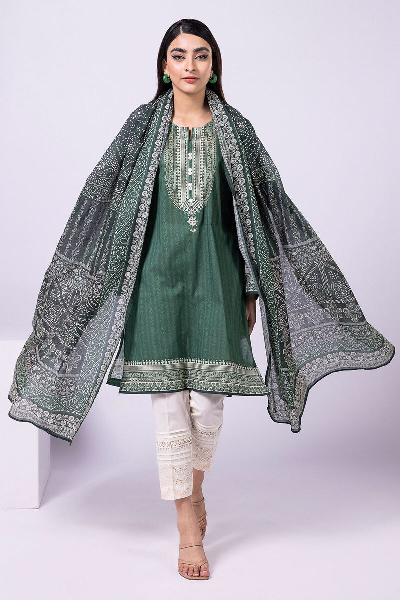 Printed Lawn | Top Dupatta | Fabrics 2 Piece | null