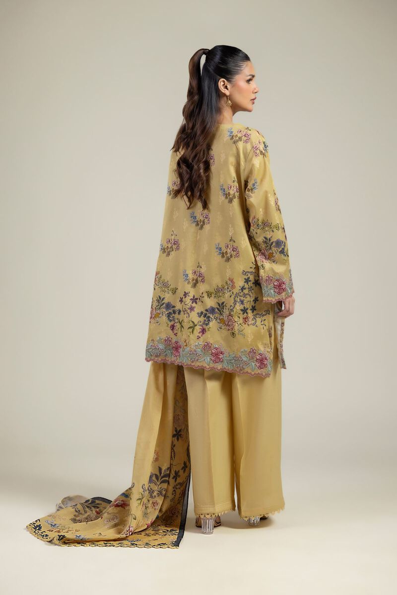 Embroidered | Jacquard | Jacquard Tailored 3-Piece | USD 75.00