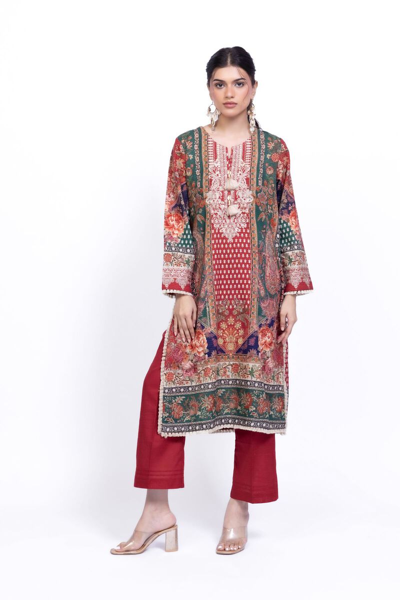 Embroidered | Textured Cotton | Kurta | USD 35.00