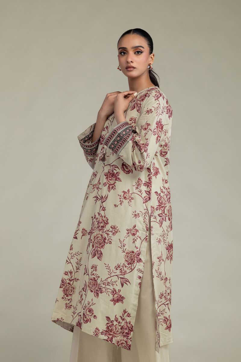 Printed | Cambric | Cambric Longline Kurta | USD 35.00