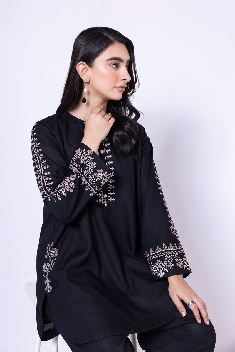 Embroidered | Dull Raw Silk | Kurta | USD 30.00