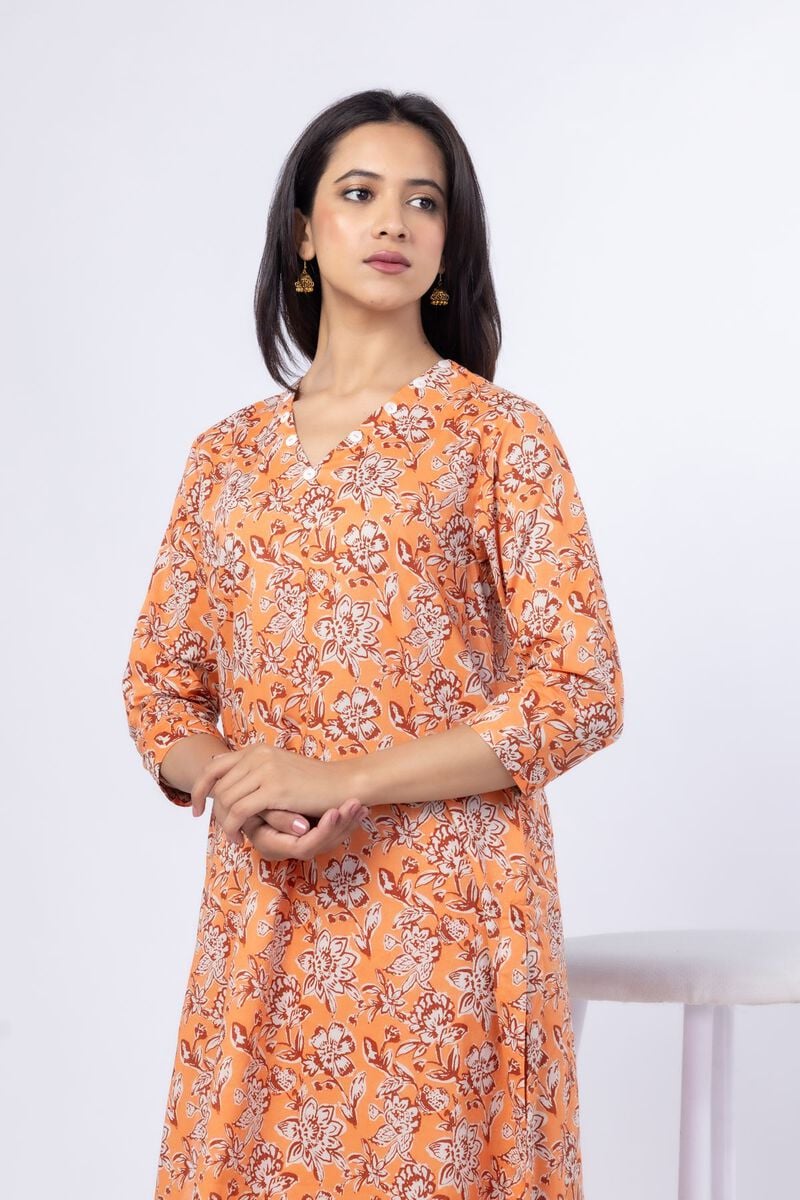 Printed | Cambric | Kurta | USD 6.00