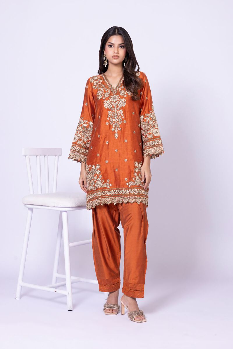 Embroidered | Viscose Polyester Net | Kurta | USD 35.00
