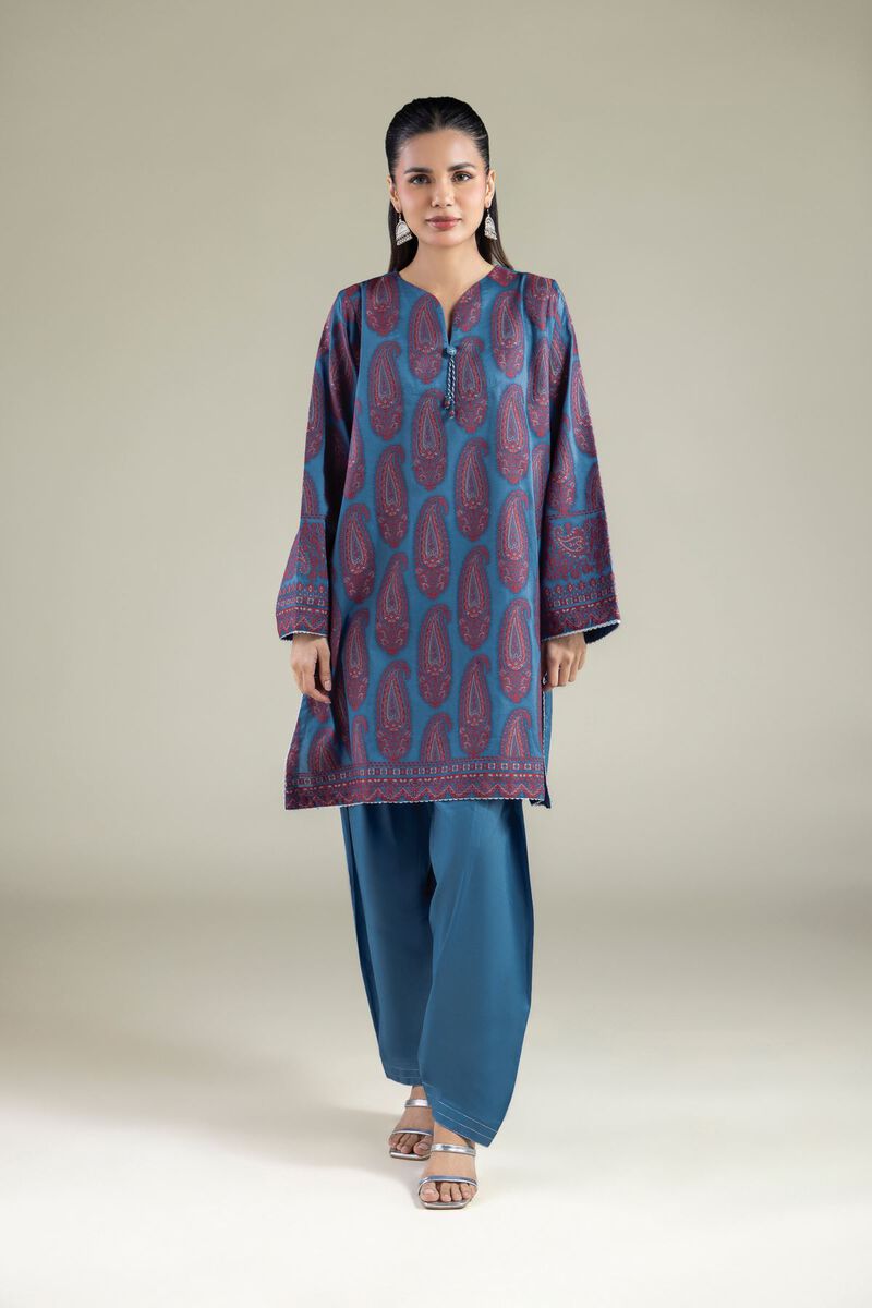 Dyed | Jacquard | Paisley Tailored Set | USD 45.00