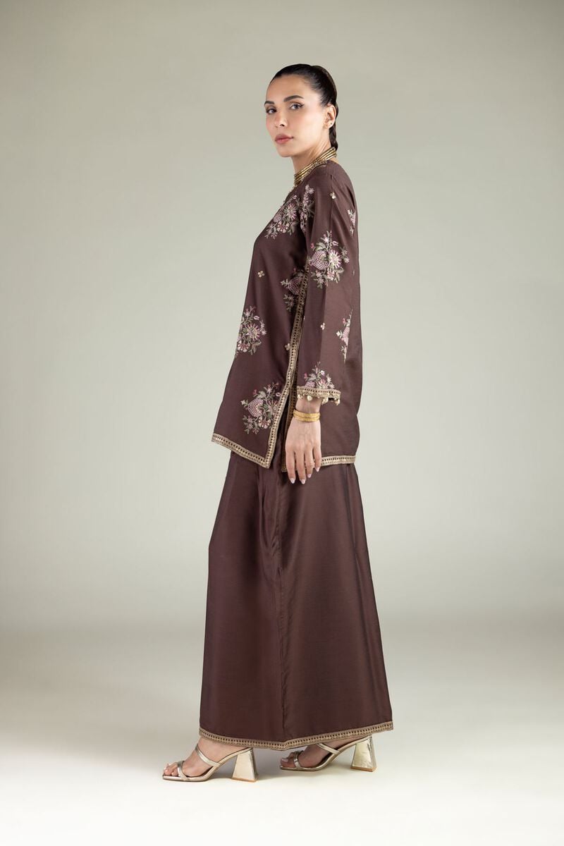 Embroidered | Raw Silk | Kurta | USD 60.00