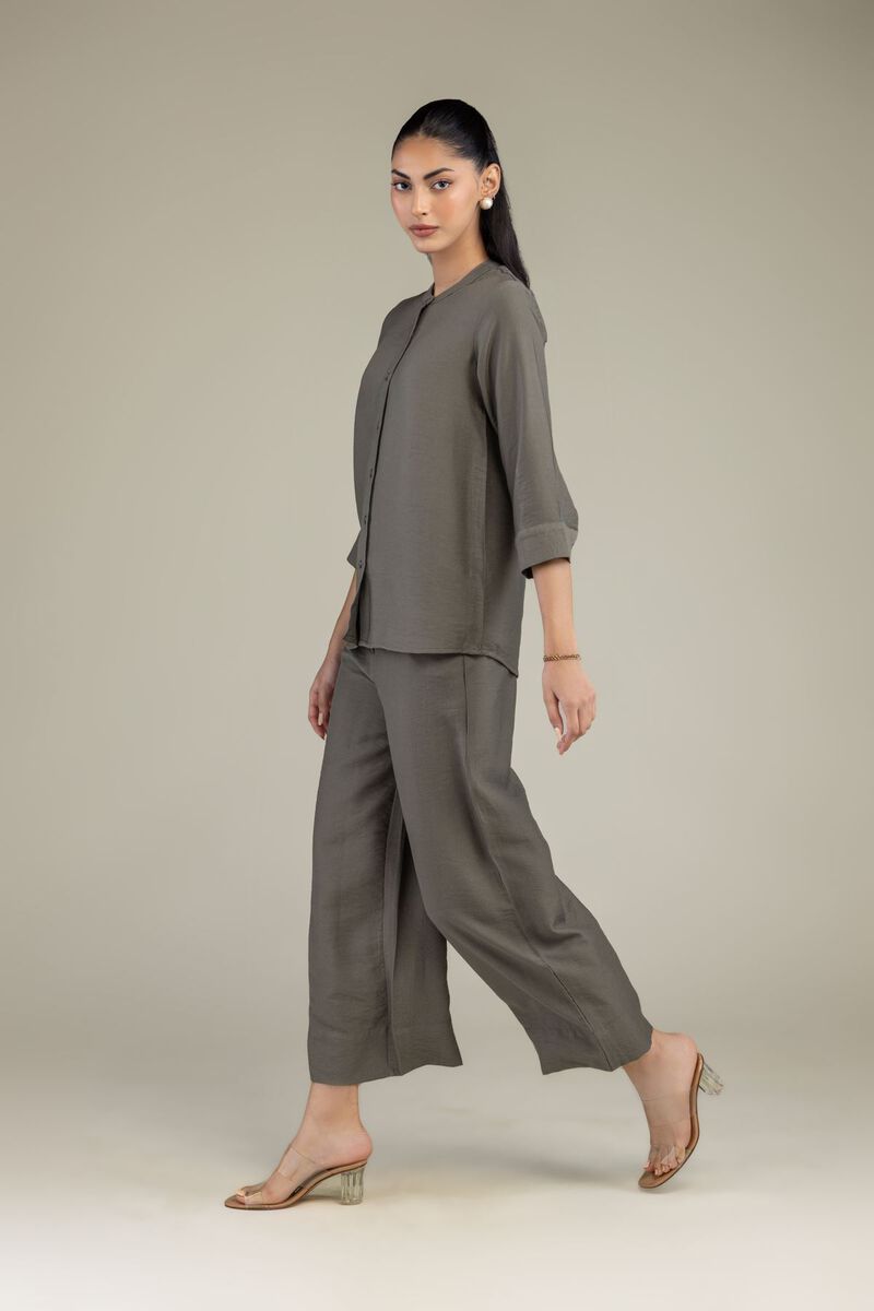 Dyed | Crepe | Solid Crepe Trousers | USD 35.00