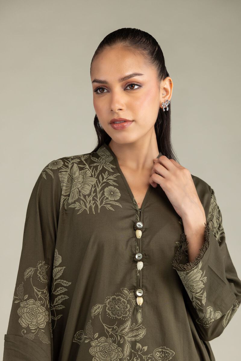 Printed | Cambric | Longline Floral Kurta | USD 35.00