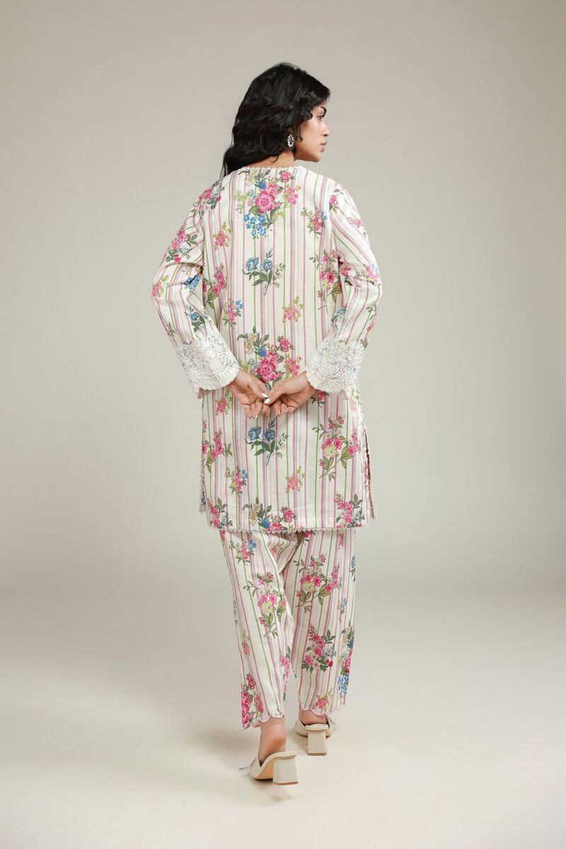 Printed | Jacquard | Printed Co-ord Set | USD 60.00