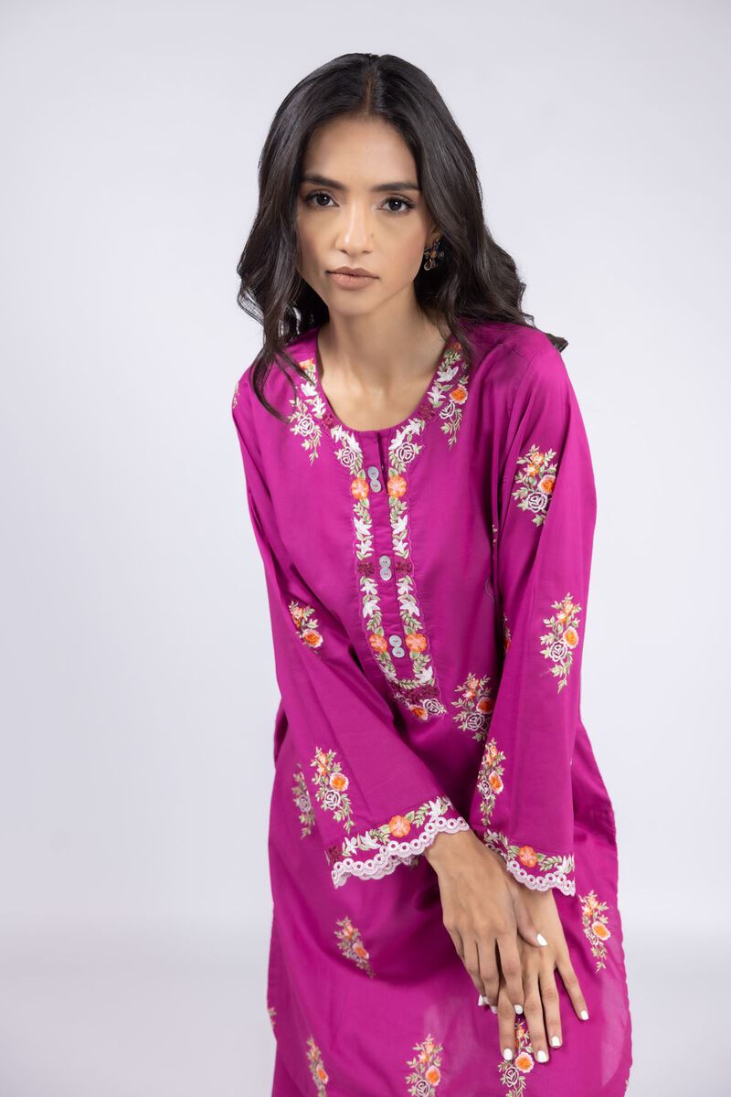 Embroidered | Cambric | Kurta | null